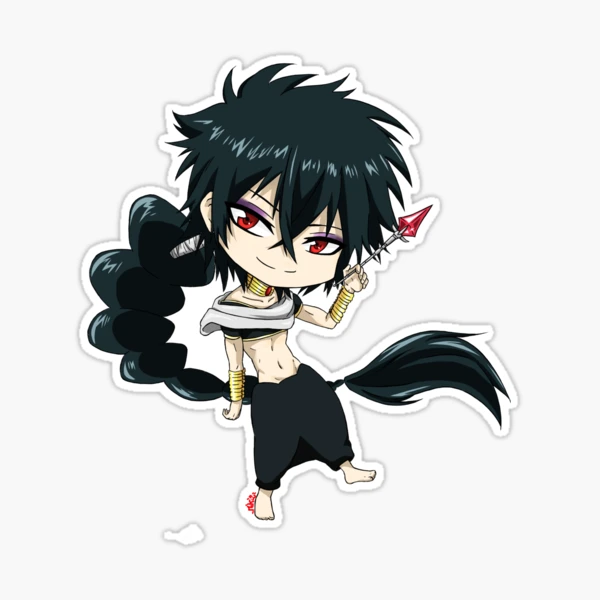 Hakuei Ren, Magi Sticker for Sale by Mikaru