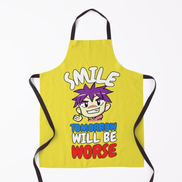 Item preview, Smile Tomorrow Will Be Worse | Anime Emote | Funny Quote designed and sold by BBMarioni.