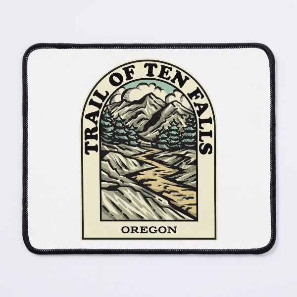 Item preview, Trail of Ten Falls Oregon hiking backpacking trail designed and sold by HalpinDesign.