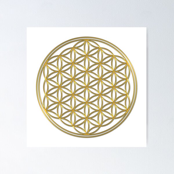 Item preview, Flower of Life / Blume des Lebens - gold designed and sold by EDDArt.