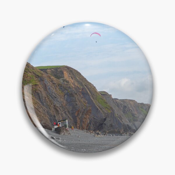 Item preview, Parasailing over Cornish Cliffs. UK. designed and sold by John Lines.