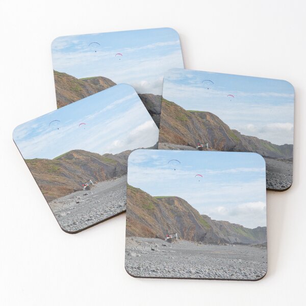 Item preview, Parasailing over Cornish Cliffs. UK. designed and sold by John Lines.
