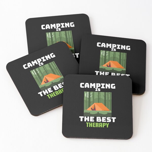 Item preview, Camping is the best therapy designed and sold by theredsharp.