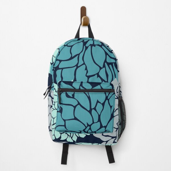 Artikelvorschau, Flower Blooms, Teal, Navy and Grey entworfen und verkauft von meggydesigns.