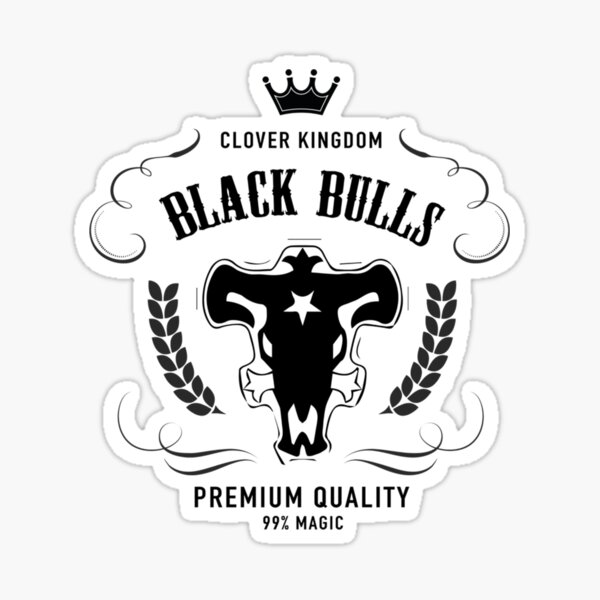 Personalized Black Bulls Black Clover Baseball Jersey - Anime Ape