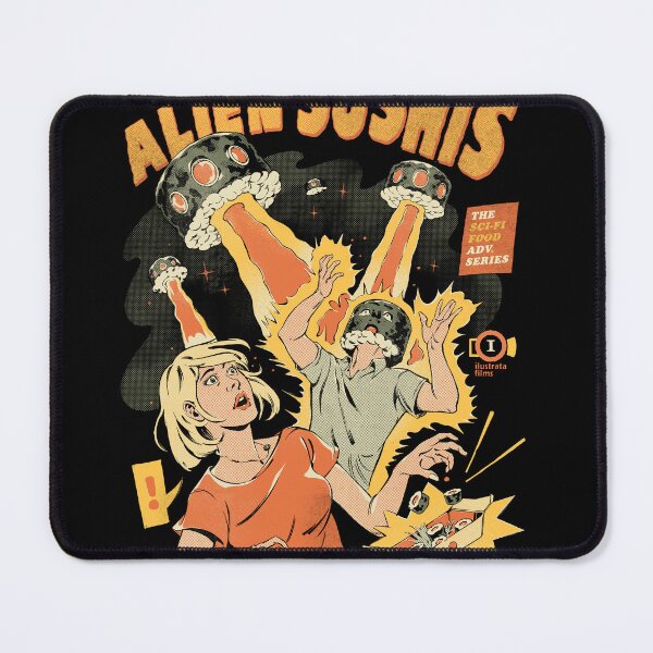Item preview, Alien Sushis - Black version designed and sold by Ilustrata®.