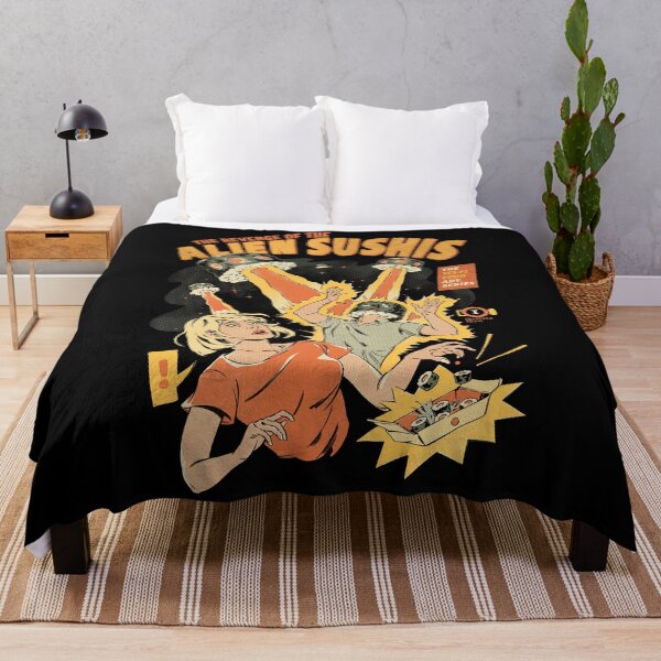 Item preview, Alien Sushis - Black version designed and sold by Ilustrata®.
