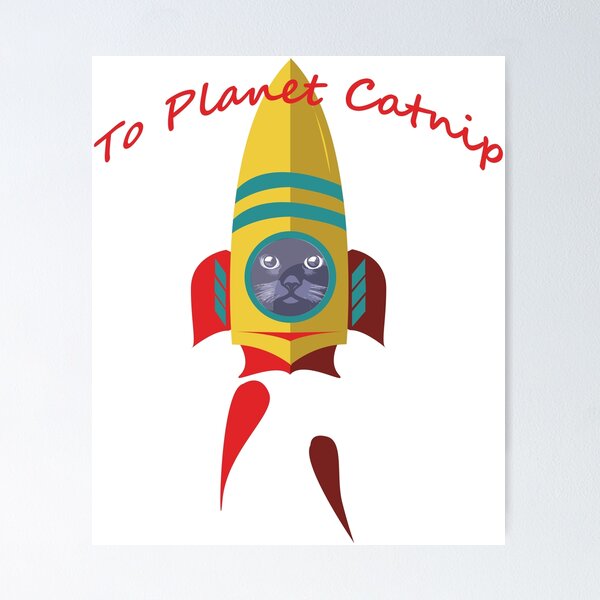 Item preview, Cat - To Planet Catnip designed and sold by martianart.