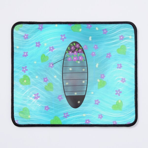 Item preview, boat with flower designed and sold by Pattern Petals.