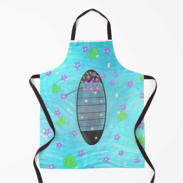 Item preview, boat with flower designed and sold by Pattern Petals.