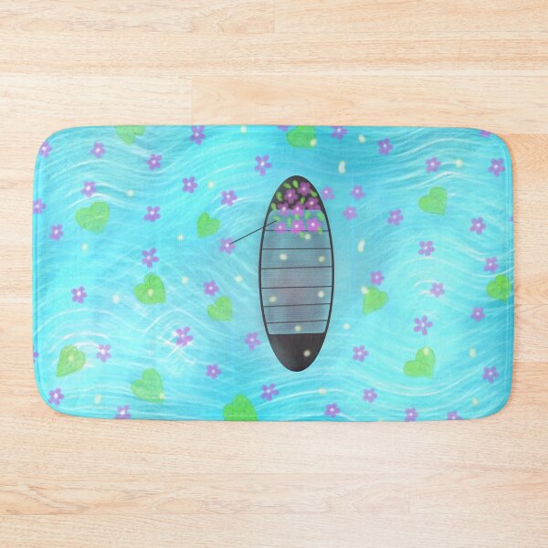 Item preview, boat with flower designed and sold by Pattern Petals.
