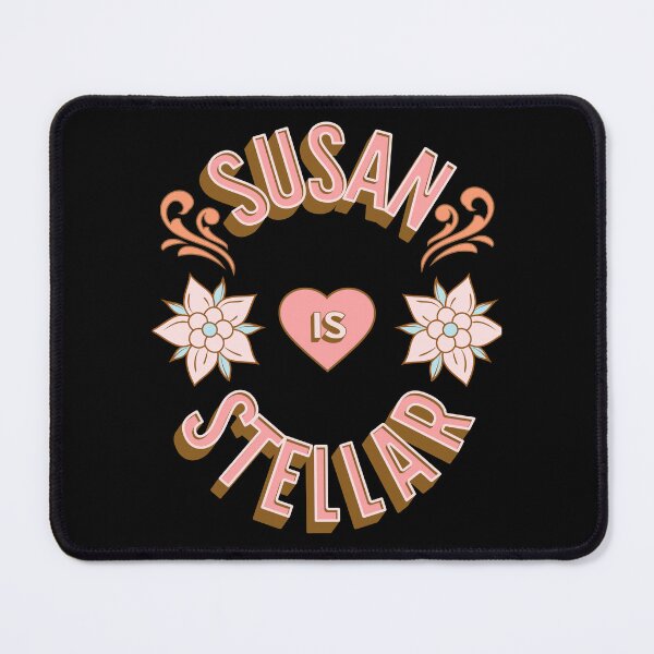 Item preview, Susan is Stellar - First Names - Birthday Gifts - Alliteration Fans designed and sold by epicthoughts.