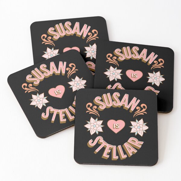 Item preview, Susan is Stellar - First Names - Birthday Gifts - Alliteration Fans designed and sold by epicthoughts.
