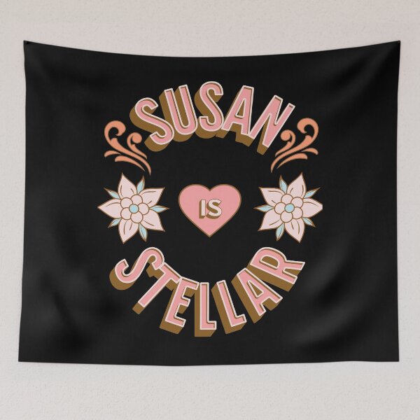 Item preview, Susan is Stellar - First Names - Birthday Gifts - Alliteration Fans designed and sold by epicthoughts.