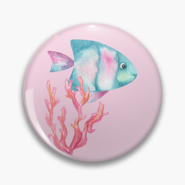 Artikelvorschau, Fisch und Koralle - Pink Ocean Collection entworfen und verkauft von Stephanndesigns.