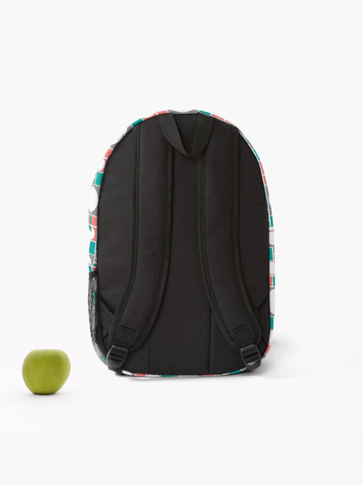 Thumbnail 2 of 3, Backpack, Abstract Pattern With On Trend Colours designed and sold by AdamRegester.