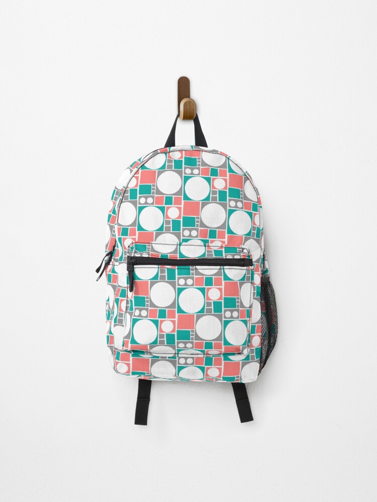 Thumbnail 1 of 3, Backpack, Abstract Pattern With On Trend Colours designed and sold by AdamRegester.