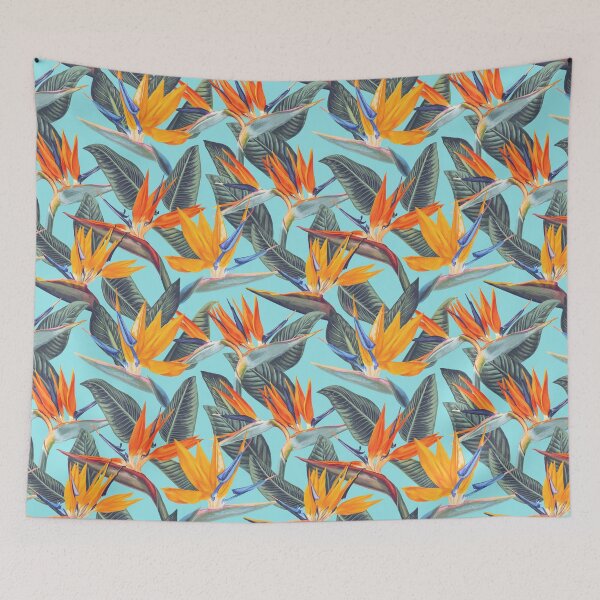 Item preview, Strelitzia (pattern) designed and sold by SolidEarthArt.