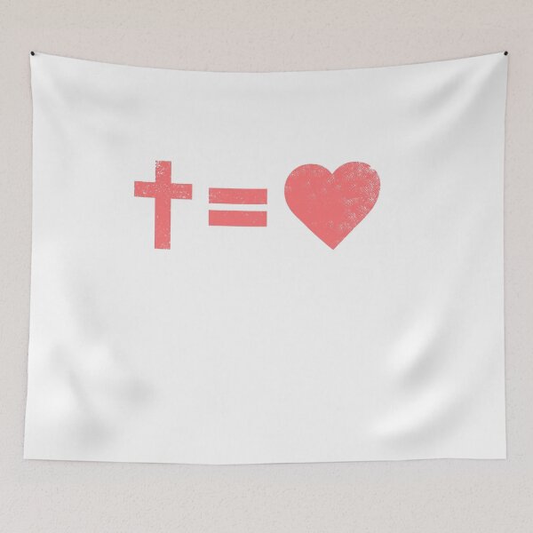 Item preview, Cross Equals Heart designed and sold by Eriartec.