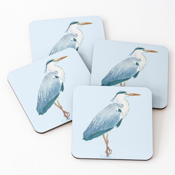 Item preview, Heron Watercolour designed and sold by Sarah Addy.