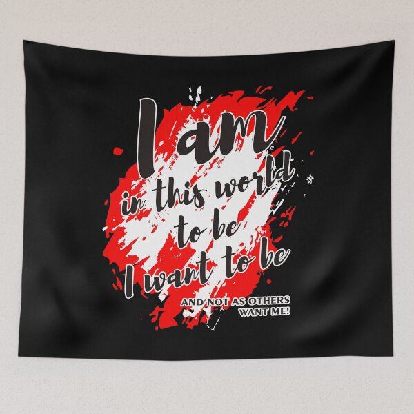 Item preview, I AM IN THIS WORLD TO BE designed and sold by EDDArt.
