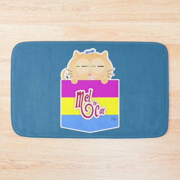 Item preview, Mel the Cat Coming Out Pocket Pansexual Flag designed and sold by elisagavi.