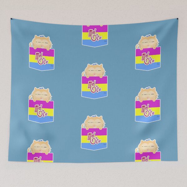 Item preview, Mel the Cat Coming Out Pocket Pansexual Flag designed and sold by elisagavi.