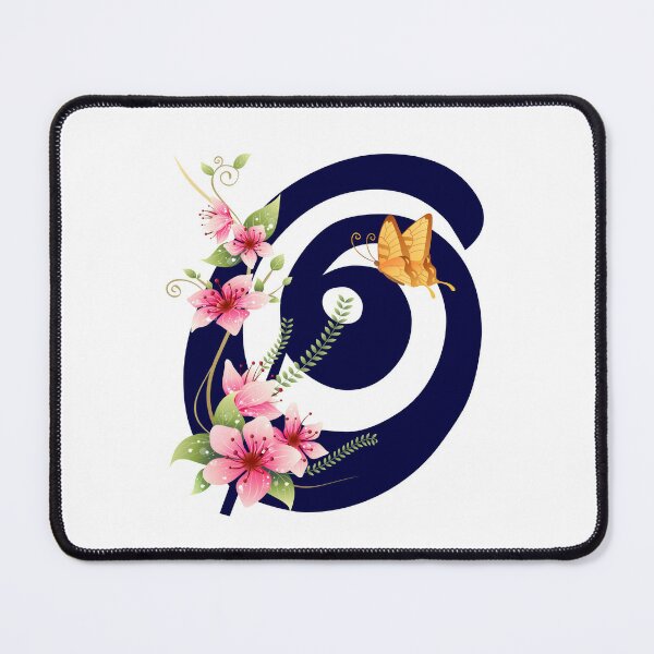 L - Monogram with flowers and butterflies Elegance in Bloom Sticker for  Sale by AysuDesign