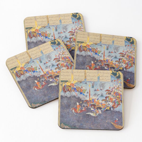 Item preview, Persian miniature. Iran. Shahnama of Shah Tamasp. designed and sold by likiska.