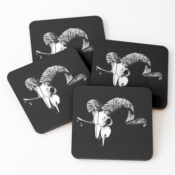 Item preview, Ram skull line art 02 designed and sold by Rescope Studio.