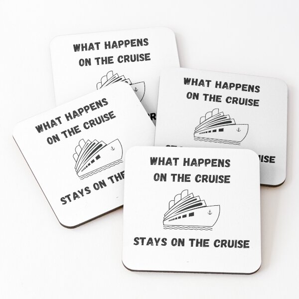 Item preview,  What Happens On The Cruise Stays On The Cruise designed and sold by yassminishop.