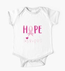 Hope Triumphs Breast Cancer Survivors Day 2017 One Piece - Short Sleeve