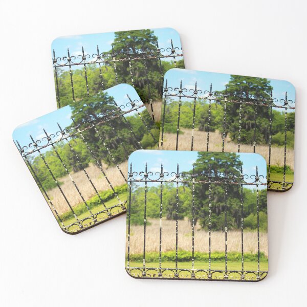 Item preview, Iron Fence And Rice Fields designed and sold by Cynthia48.