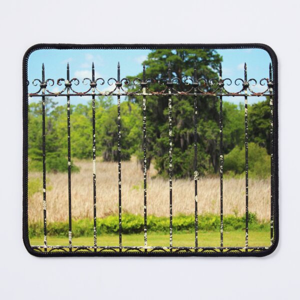 Item preview, Iron Fence And Rice Fields designed and sold by Cynthia48.
