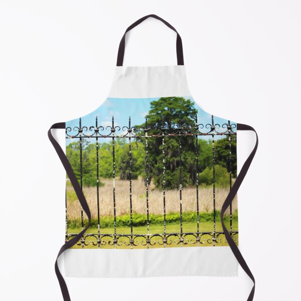 Item preview, Iron Fence And Rice Fields designed and sold by Cynthia48.