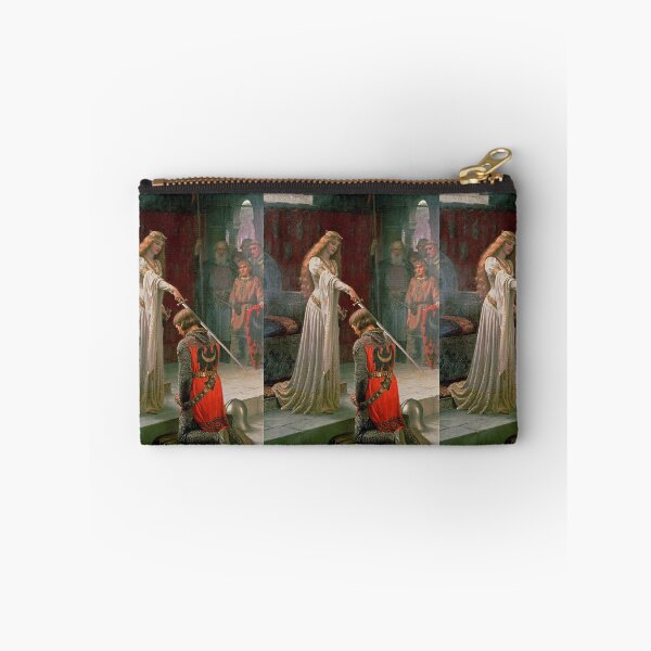 Item preview, Accolade by Edmund Blair Leighton Medieval Knight Sword and Lady Original Painting  designed and sold by TeeARTHY.