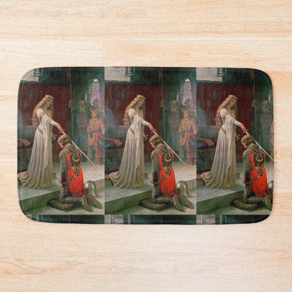 Item preview, Accolade by Edmund Blair Leighton Medieval Knight Sword and Lady Original Painting  designed and sold by TeeARTHY.
