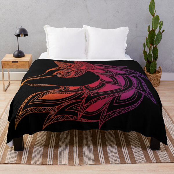 Item preview, Colorful Wolf in Tattoo Style Design  designed and sold by SheaLN.