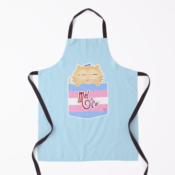 Item preview, Mel the Cat Coming Out Pocket Trans Flag designed and sold by elisagavi.