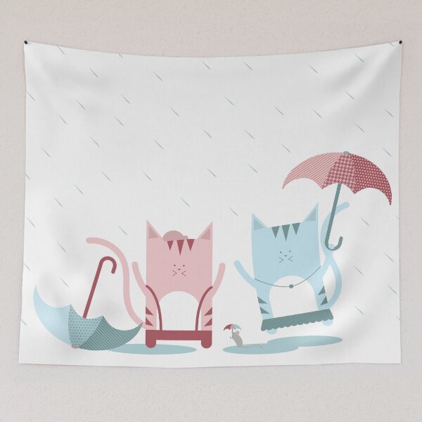 Item preview, Traveling Tabbies: Play in the Rain designed and sold by Jessica Emery-McGregor.