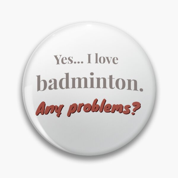 Item preview, I love Badminton designed and sold by cooldesignsalot.