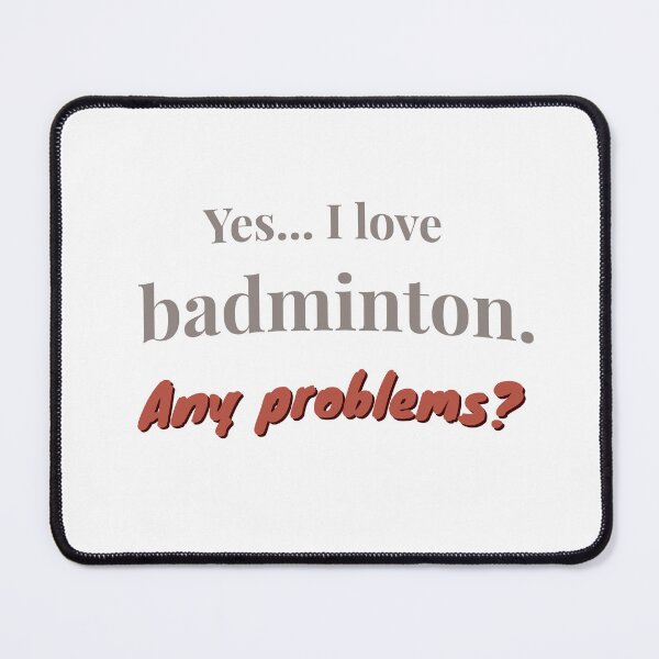 Item preview, I love Badminton designed and sold by cooldesignsalot.