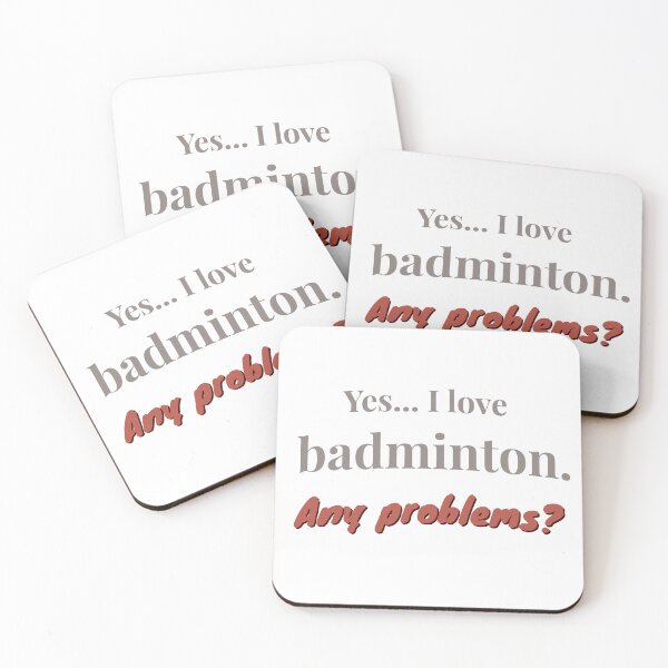 Item preview, I love Badminton designed and sold by cooldesignsalot.