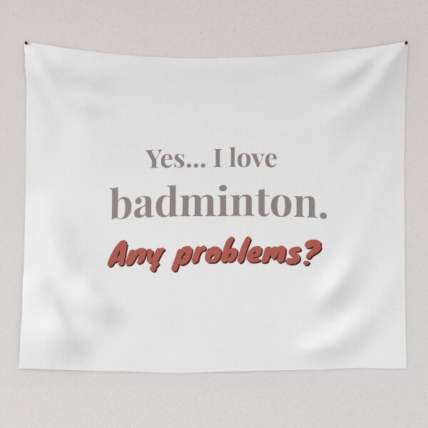 Item preview, I love Badminton designed and sold by cooldesignsalot.
