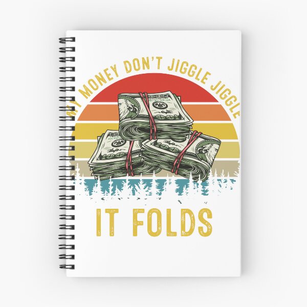 Item preview, My Money Dont Jiggle Jiggle It Folds Funny Vintage designed and sold by RosannaArt.