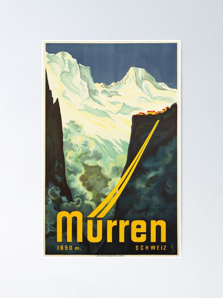 Tirage Albuminé Ancien – Panorama De Mürren, Oberland, Suisse Par Francis Frith, Vers 1875