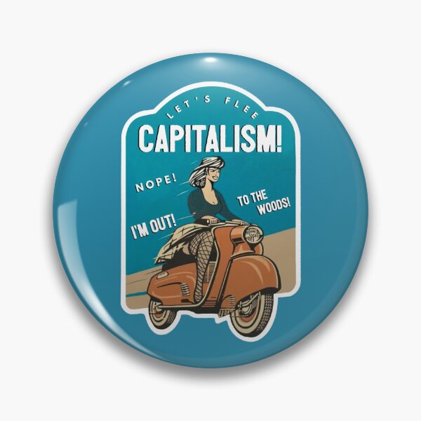 Item preview, Let's Flee Capitalism designed and sold by BaconPancakes21.