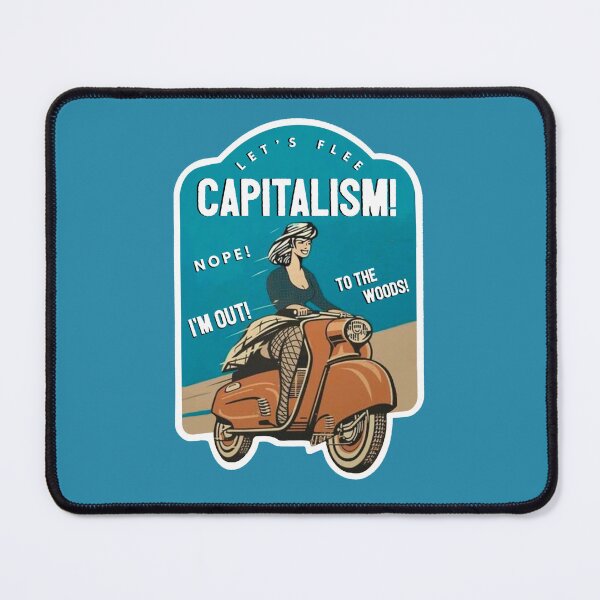 Item preview, Let's Flee Capitalism designed and sold by BaconPancakes21.