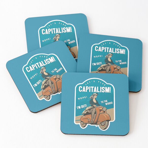 Item preview, Let's Flee Capitalism designed and sold by BaconPancakes21.