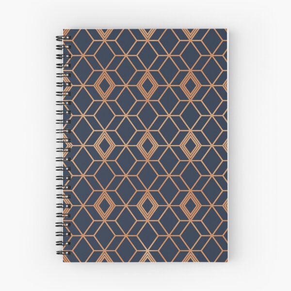 Item preview, Navy and Copper Geo designed and sold by Blue-Banana.